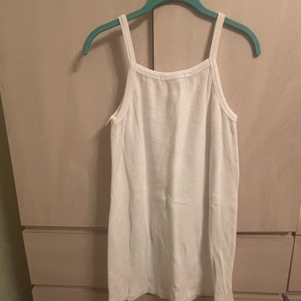 Spring Sale! New Loveshack White Terry Dress.